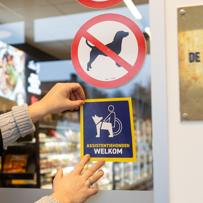 Een warm welkom voor assistentiehonden 🐾