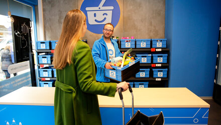 Walk-in-afhaalpunt voor jonge autoloze stedelingen