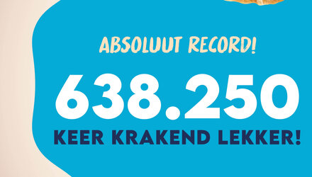 638.250 keer krakend lekker!