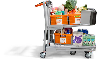Colruyt brengt slimme winkelkarren naar twee extra winkels
