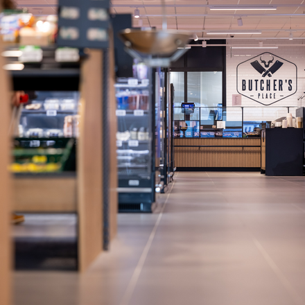 Een versafdeling valt of staat met het interieur.