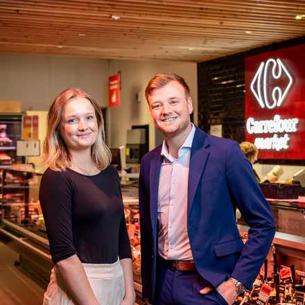 Chloë en Andreas Nijs, Carrefour Market Maasmechelen
