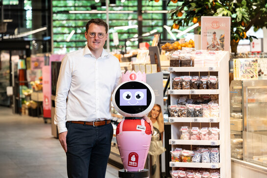 Mascotte en extra medewerker: Broelie steelt de show