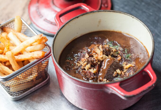 Week van de stoofvlees-friet
