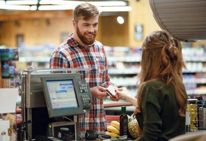 Elektronisch betalen in elke winkel