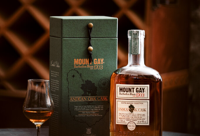 Mount Gay rum presenteert Andean Oak Cask