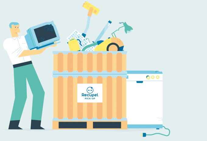 Gratis ophaling elektro bij kmo's