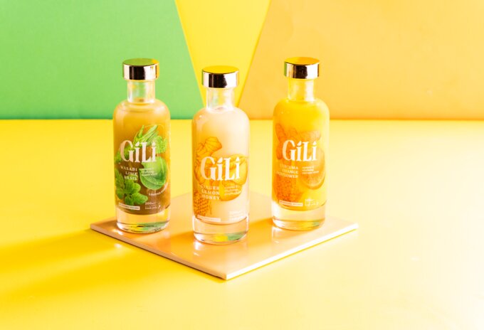 Gili met kurkuma en wasabi