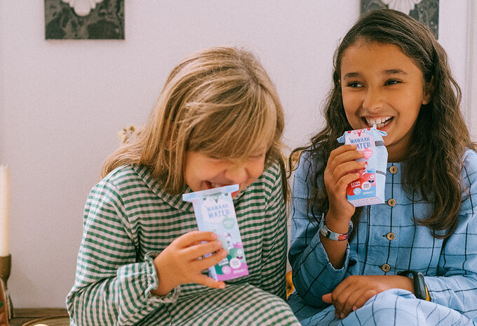 Gezond drankje, ontwikkeld door en voor kinderen