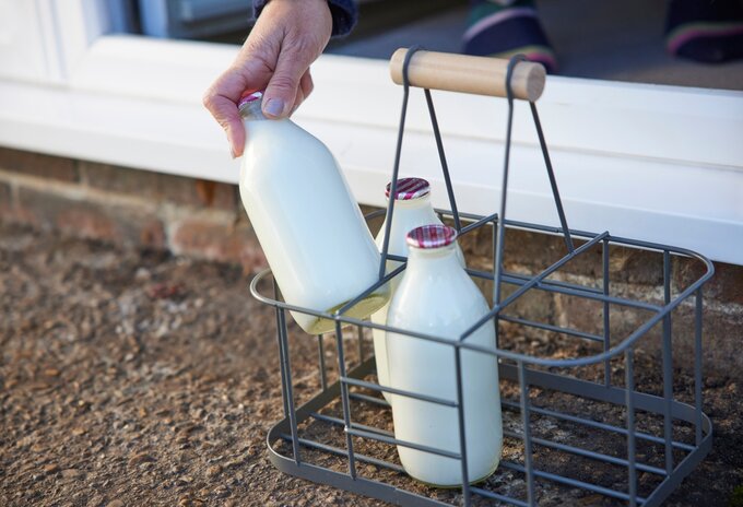 De melkboer aan huis