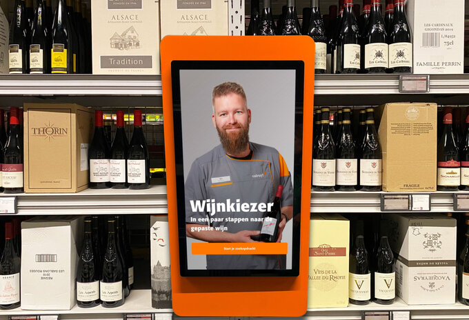 Colruyt test digitale wijnassistent in zes winkels