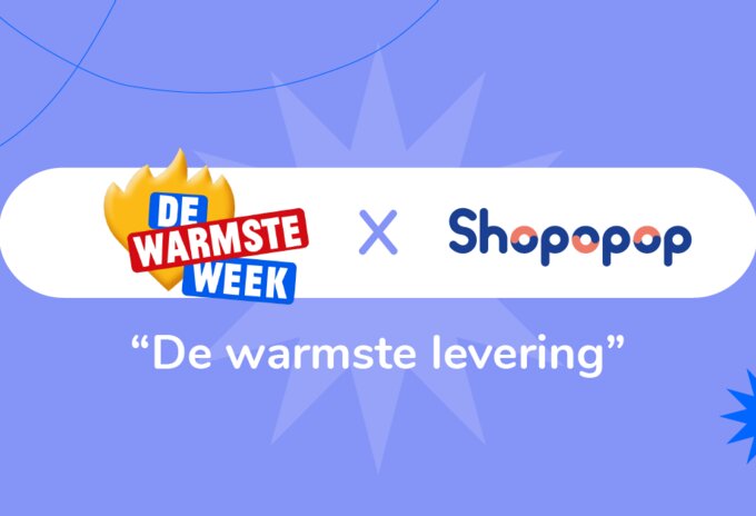 Shopopop doneert €1 per levering aan De Warmste Week