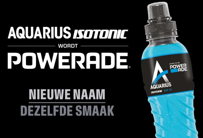 Nieuw sportdrankenmerk Powerade komt naar België