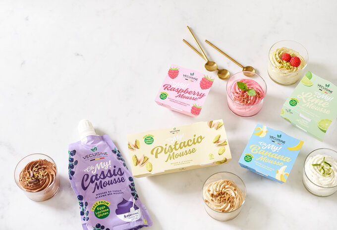 Nieuw: vegan mousse crumbles