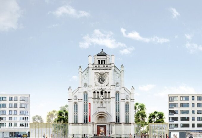 Delhaize start restauratiewerken van Sint-Annakerk
