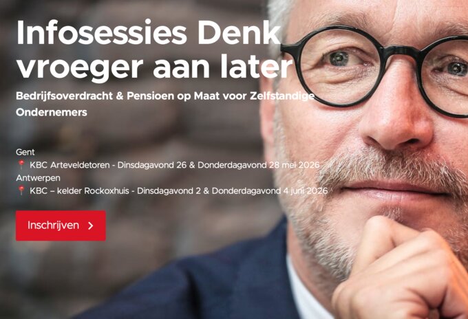 Infosessies 'Denk vroeger aan later'