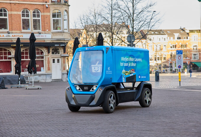 Colruyt lanceert zelfrijdend robotwagentje