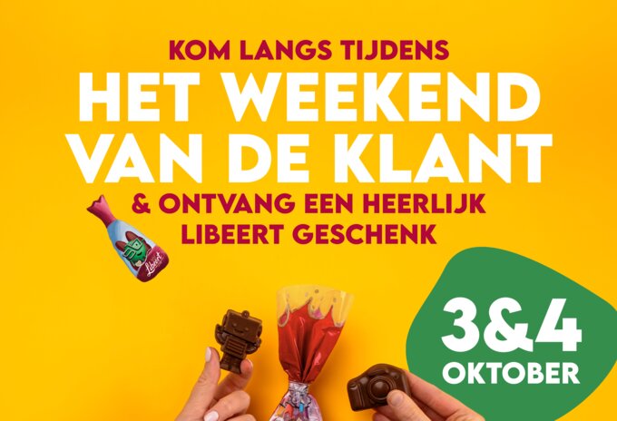 Dit weekend: Weekend van de Klant!