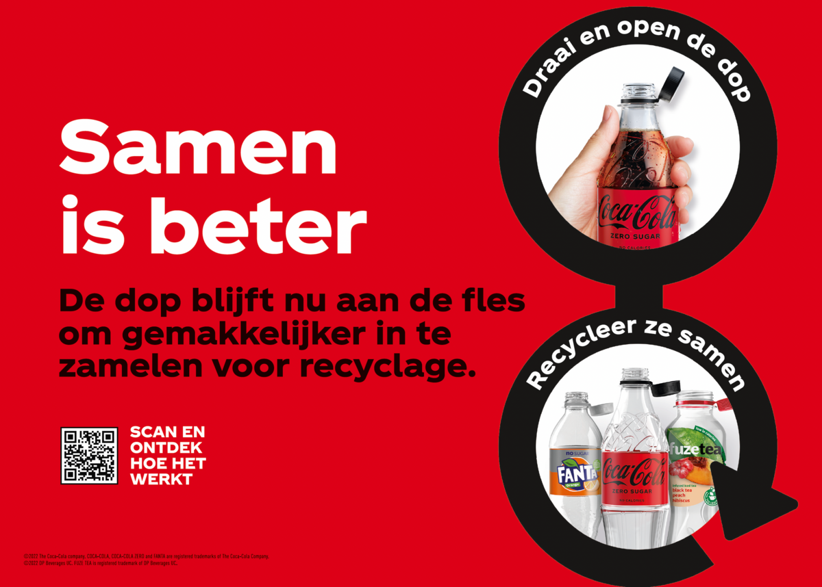 CocaCola introduceert doppen die vast zitten Buurtsuper CocaCola introduceert doppen die vast zitten Buurtsuper