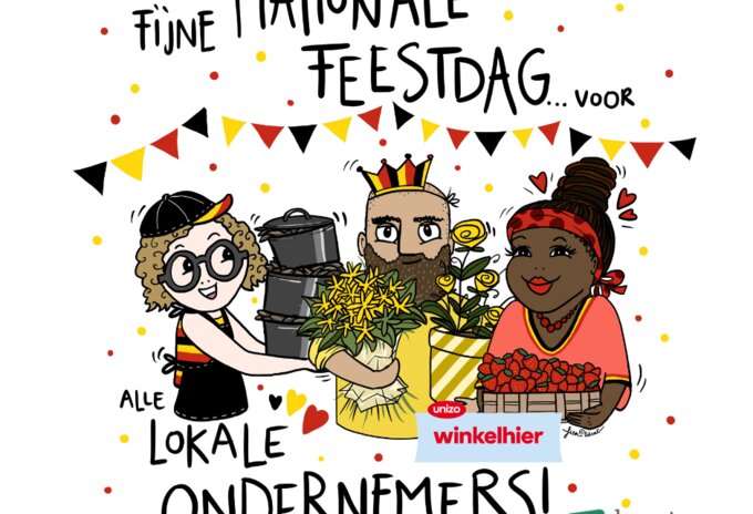 Lokale ondernemers vieren Nationale Feestdag