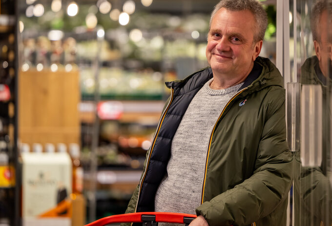 In de winkelkar van Ivan Pecnick