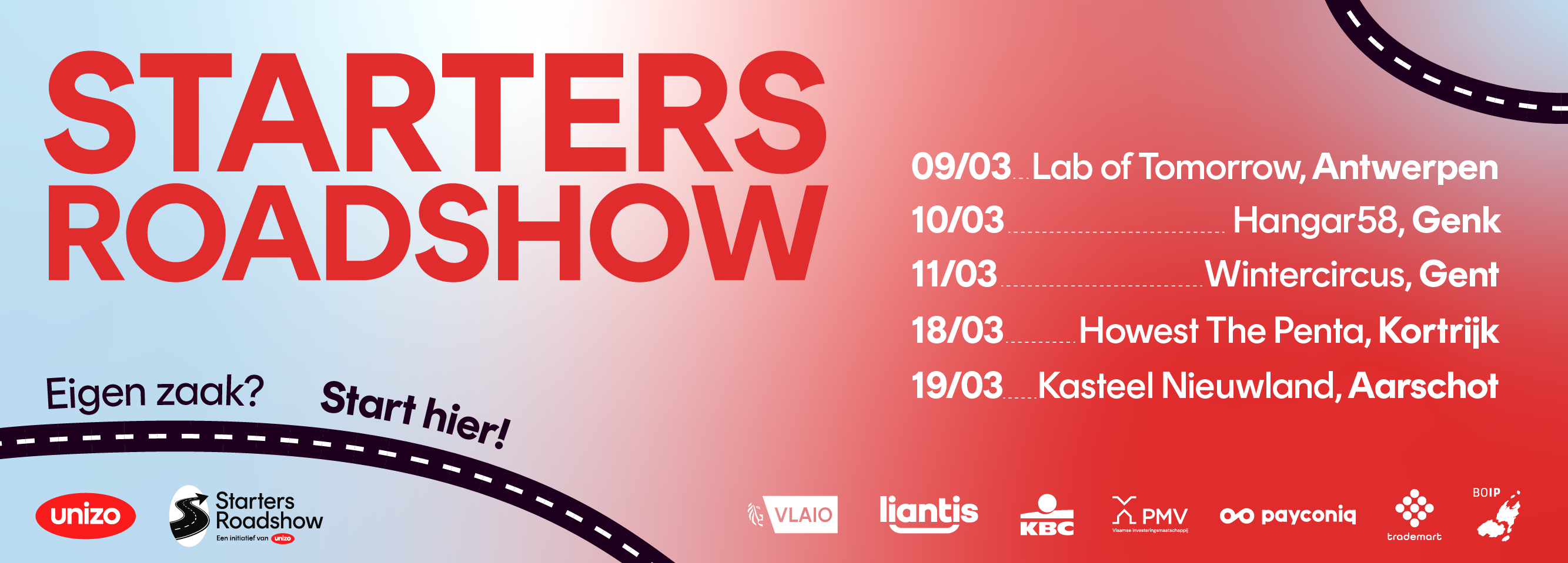 UNIZO Startersroadshow