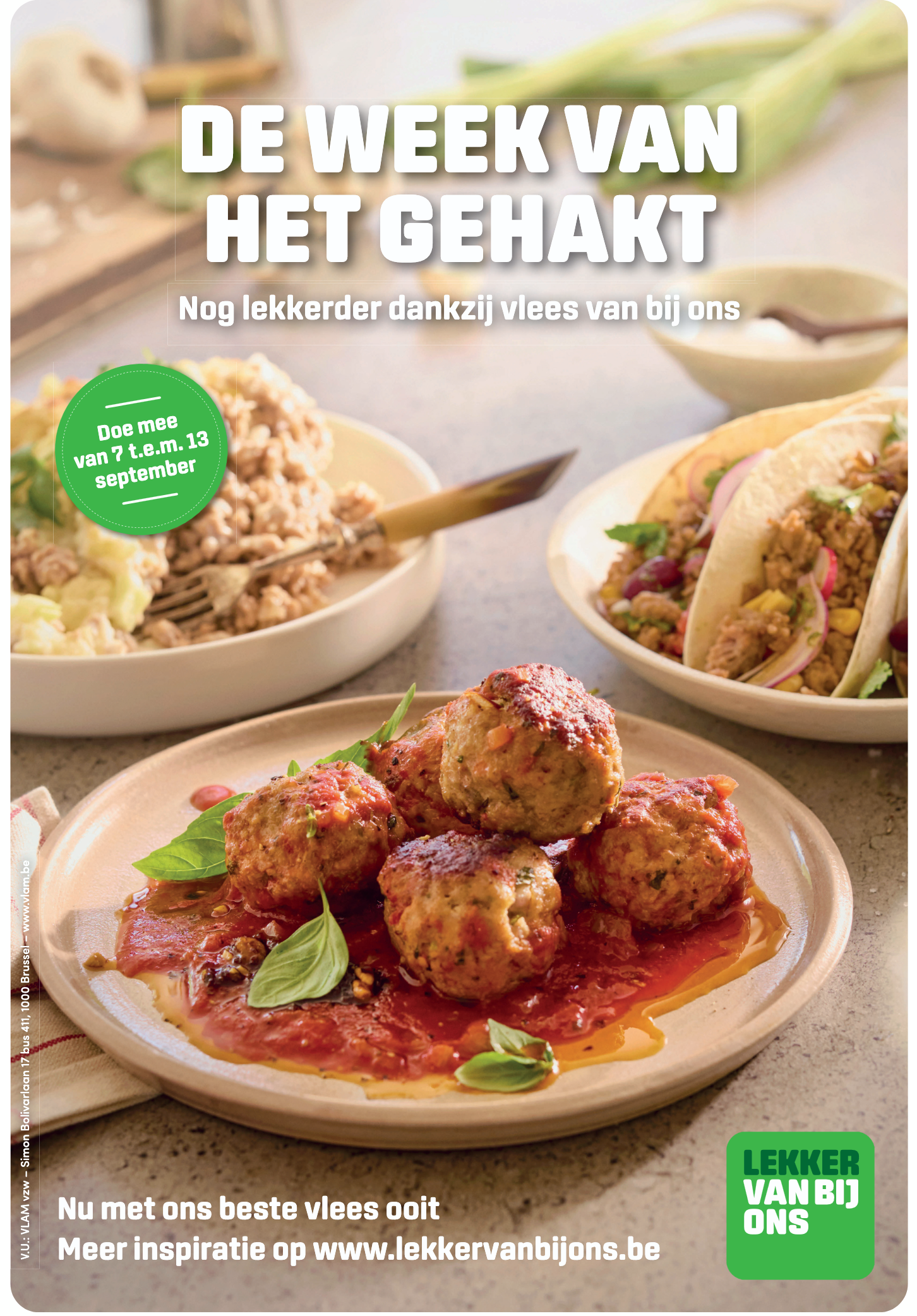 Download de affiche voor de Week van het Gehakt