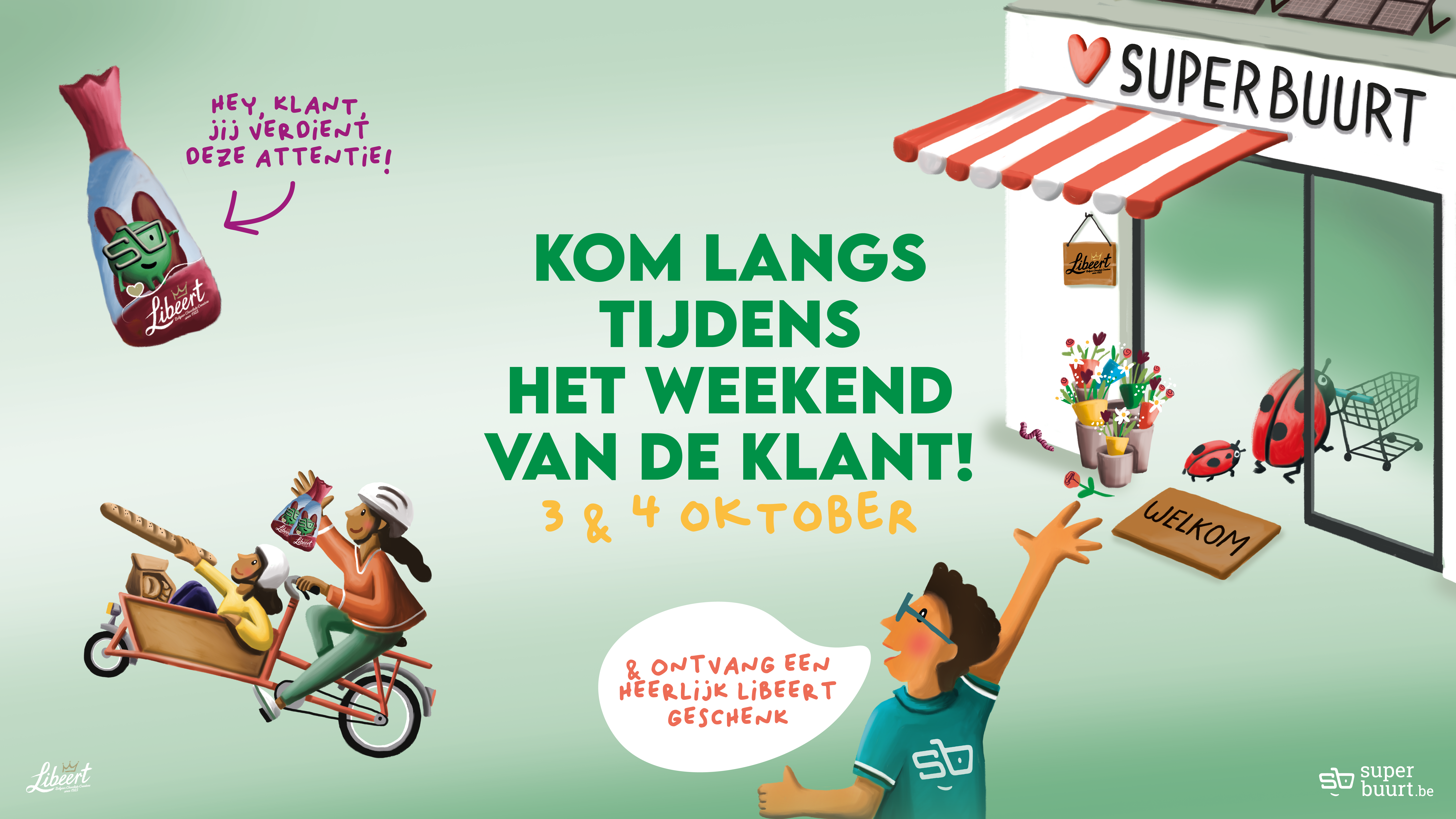 Download hier het socialemediamateriaal voor het Weekend van de Klant 2026